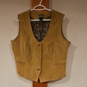 Tan Suede Vest